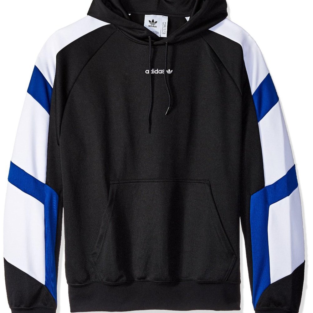 adidas Originals Men's Black Eqt Color Block Hoodie